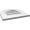 Ekena Millwork Round Top Surface Mount PVC Gable Vent: Non-Functional, w/ 3-1/2"W x 1"P Standard Frame, 16"W x 16"H GVPRT16X1601SN - alternate 5